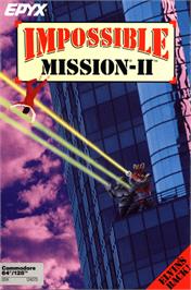 Box cover for Impossible Mission II on the Commodore 64.