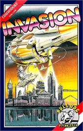Box cover for Invasion on the Commodore 64.