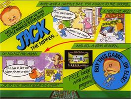Box cover for Jack the Nipper on the Commodore 64.