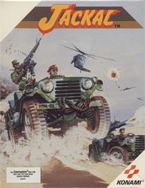 Box cover for Jackal on the Commodore 64.