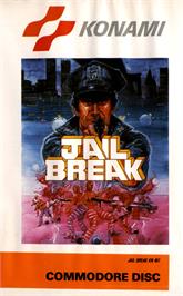 Box cover for Jail Break on the Commodore 64.