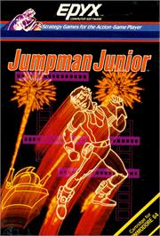 Box cover for Jumpman Junior on the Commodore 64.