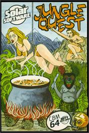 Box cover for Jungle Quest on the Commodore 64.
