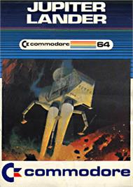 Box cover for Jupiter Lander on the Commodore 64.