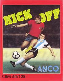 Box cover for Kick Off on the Commodore 64.
