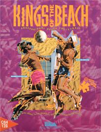 Box cover for Kings of the Beach on the Commodore 64.