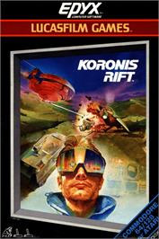 Box cover for Koronis Rift on the Commodore 64.