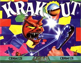 Box cover for Krakout on the Commodore 64.