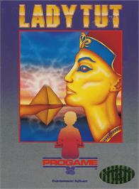Box cover for Lady Tut on the Commodore 64.