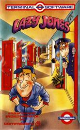 Box cover for Lazy Jones on the Commodore 64.