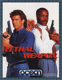 Box cover for Lethal Weapon on the Commodore 64.
