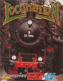 Box cover for Locomotion on the Commodore 64.