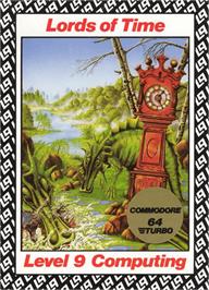 Box cover for Lords of Time on the Commodore 64.