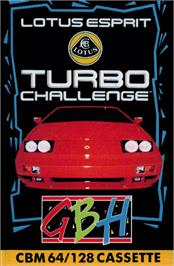 Box cover for Lotus Esprit Turbo Challenge on the Commodore 64.
