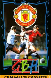 Box cover for Manchester United on the Commodore 64.