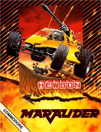 Box cover for Marauder on the Commodore 64.