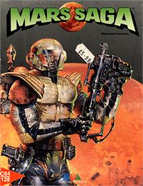 Box cover for Mars Saga on the Commodore 64.
