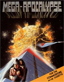 Box cover for Mega-Apocalypse on the Commodore 64.