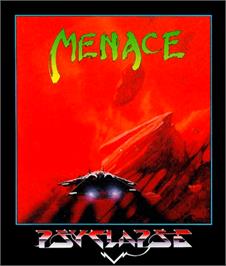 Box cover for Menace on the Commodore 64.