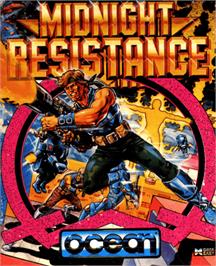 Box cover for Midnight Resistance on the Commodore 64.