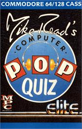 Box cover for Mike Read's Computer Pop Quiz on the Commodore 64.