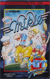 Box cover for Mikie on the Commodore 64.
