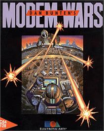 Box cover for Modem Wars on the Commodore 64.
