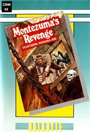 Box cover for Montezuma's Revenge on the Commodore 64.