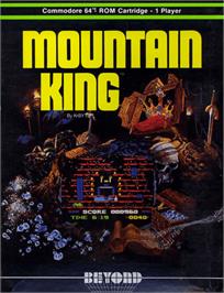 Box cover for Mountain King on the Commodore 64.