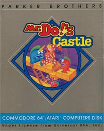 Box cover for Mr. Do!'s Castle on the Commodore 64.