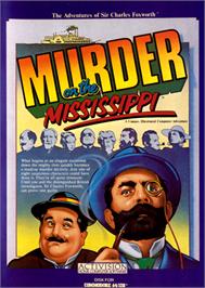 Box cover for Murder on the Mississippi on the Commodore 64.