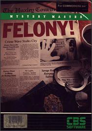 Box cover for Mystery Master: Felony! on the Commodore 64.