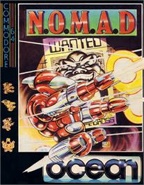 Box cover for N.O.M.A.D. on the Commodore 64.
