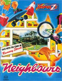Box cover for Neighbours on the Commodore 64.