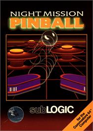 Box cover for Night Mission Pinball on the Commodore 64.