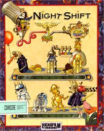 Box cover for Night Shift on the Commodore 64.