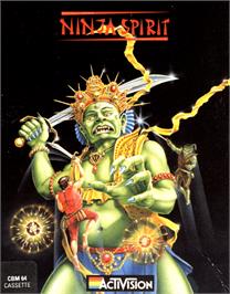 Box cover for Ninja Spirit on the Commodore 64.
