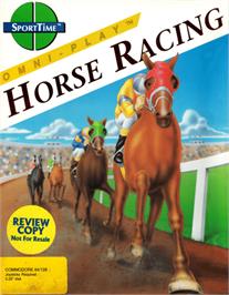 Box cover for Omni-Play Horse Racing on the Commodore 64.