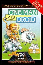 Box cover for One Man and His Droid on the Commodore 64.