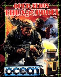 Box cover for Operation Thunderbolt on the Commodore 64.