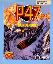 Box cover for P-47 Thunderbolt: The Freedom Fighter on the Commodore 64.