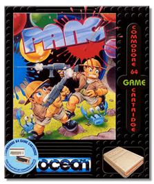Box cover for Pang on the Commodore 64.