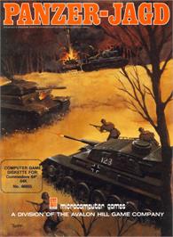 Box cover for Panzer-Jagd on the Commodore 64.