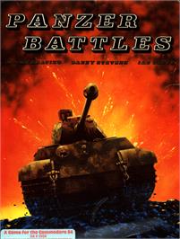 Box cover for Panzer Battles on the Commodore 64.
