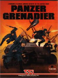 Box cover for Panzer Grenadier on the Commodore 64.