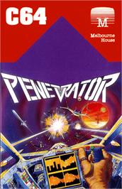 Box cover for Penetrator on the Commodore 64.