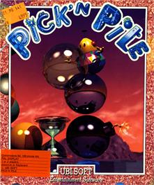 Box cover for Pick 'n Pile on the Commodore 64.