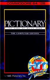 Box cover for Pictionary on the Commodore 64.