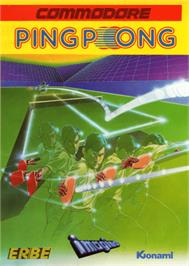 Box cover for Ping Pong on the Commodore 64.