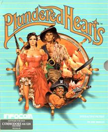 Box cover for Plundered Hearts on the Commodore 64.